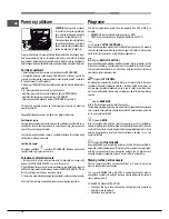 Предварительный просмотр 76 страницы Hotpoint Ariston FK 61 (AN)/HA S Operating Instructions Manual