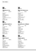 Hotpoint Ariston FK 63 X/HA S Operating Instructions Manual предпросмотр