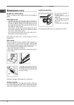 Предварительный просмотр 16 страницы Hotpoint Ariston FK 63 X/HA S Operating Instructions Manual