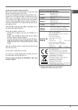 Предварительный просмотр 39 страницы Hotpoint Ariston FK 63 X/HA S Operating Instructions Manual