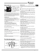 Предварительный просмотр 15 страницы Hotpoint Ariston FK 83.1 X/HA Operating Instructions Manual