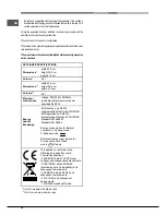 Предварительный просмотр 20 страницы Hotpoint Ariston FK 832 J X/HA Operating Instructions Manual