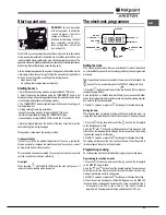 Предварительный просмотр 21 страницы Hotpoint Ariston FK 832 J X/HA Operating Instructions Manual