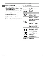 Предварительный просмотр 34 страницы Hotpoint Ariston FK 832 J X/HA Operating Instructions Manual