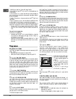 Предварительный просмотр 44 страницы Hotpoint Ariston FK 832 J X/HA Operating Instructions Manual