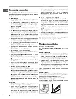 Предварительный просмотр 46 страницы Hotpoint Ariston FK 832 J X/HA Operating Instructions Manual