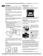 Предварительный просмотр 48 страницы Hotpoint Ariston FK 832 J X/HA Operating Instructions Manual