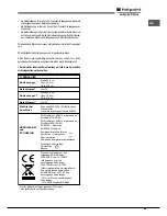 Предварительный просмотр 49 страницы Hotpoint Ariston FK 832 J X/HA Operating Instructions Manual