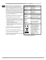 Предварительный просмотр 14 страницы Hotpoint Ariston FK 89 E .20 X/HA S Operating Instructions Manual