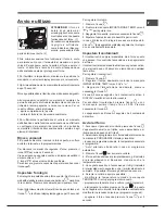 Предварительный просмотр 15 страницы Hotpoint Ariston FK 89 E .20 X/HA S Operating Instructions Manual