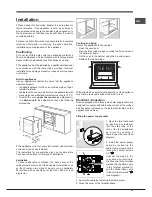 Предварительный просмотр 23 страницы Hotpoint Ariston FK 89 E .20 X/HA S Operating Instructions Manual