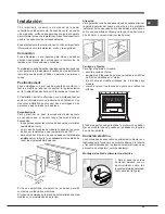 Предварительный просмотр 43 страницы Hotpoint Ariston FK 89 E .20 X/HA S Operating Instructions Manual