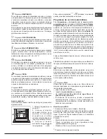 Предварительный просмотр 47 страницы Hotpoint Ariston FK 89 E .20 X/HA S Operating Instructions Manual