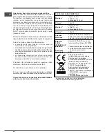 Предварительный просмотр 54 страницы Hotpoint Ariston FK 89 E .20 X/HA S Operating Instructions Manual