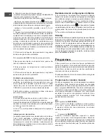 Предварительный просмотр 56 страницы Hotpoint Ariston FK 89 E .20 X/HA S Operating Instructions Manual