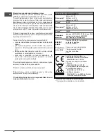 Предварительный просмотр 64 страницы Hotpoint Ariston FK 89 E .20 X/HA S Operating Instructions Manual