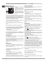 Предварительный просмотр 24 страницы Hotpoint Ariston FK 897E X/HA S Operating Instructions Manual