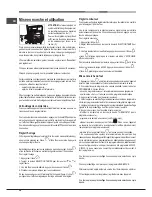 Предварительный просмотр 34 страницы Hotpoint Ariston FK 897E X/HA S Operating Instructions Manual