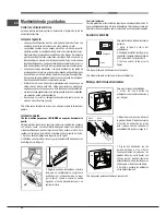 Предварительный просмотр 50 страницы Hotpoint Ariston FK 897E X/HA S Operating Instructions Manual