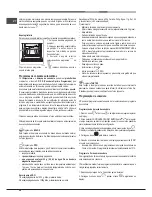 Предварительный просмотр 56 страницы Hotpoint Ariston FK 897E X/HA S Operating Instructions Manual