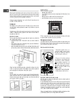 Предварительный просмотр 62 страницы Hotpoint Ariston FK 897E X/HA S Operating Instructions Manual