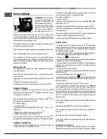 Предварительный просмотр 8 страницы Hotpoint Ariston FK 89EL .20 X Operating Instructions Manual