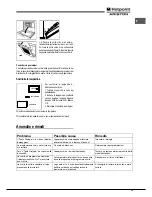 Предварительный просмотр 13 страницы Hotpoint Ariston FK 89EL .20 X Operating Instructions Manual