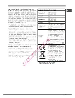 Предварительный просмотр 11 страницы Hotpoint Ariston FK 89P /HA S Operating Instructions Manual