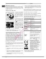 Предварительный просмотр 20 страницы Hotpoint Ariston FK 89P /HA S Operating Instructions Manual