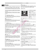 Предварительный просмотр 22 страницы Hotpoint Ariston FK 89P /HA S Operating Instructions Manual