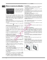 Предварительный просмотр 30 страницы Hotpoint Ariston FK 89P /HA S Operating Instructions Manual