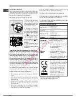 Предварительный просмотр 38 страницы Hotpoint Ariston FK 89P /HA S Operating Instructions Manual