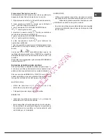 Предварительный просмотр 41 страницы Hotpoint Ariston FK 89P /HA S Operating Instructions Manual