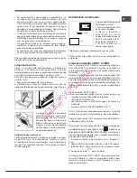 Предварительный просмотр 53 страницы Hotpoint Ariston FK 89P /HA S Operating Instructions Manual