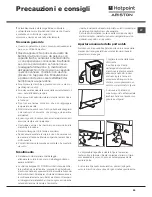 Preview for 29 page of Hotpoint Ariston FMD 823 Instructions For Use Manual