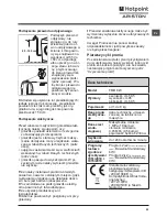 Preview for 51 page of Hotpoint Ariston FMD 823 Instructions For Use Manual