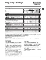 Preview for 57 page of Hotpoint Ariston FMD 823 Instructions For Use Manual