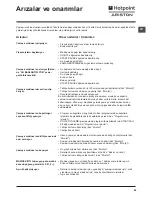 Preview for 83 page of Hotpoint Ariston FMD 823 Instructions For Use Manual