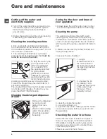 Preview for 4 page of Hotpoint Ariston FMF 723 Instructions For Use Manual