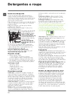 Preview for 22 page of Hotpoint Ariston FMG 723 Instructions For Use Manual