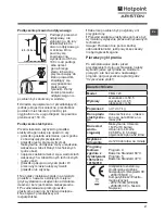 Preview for 27 page of Hotpoint Ariston FMG 723 Instructions For Use Manual