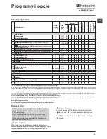 Preview for 33 page of Hotpoint Ariston FMG 723 Instructions For Use Manual