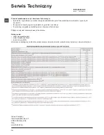 Preview for 36 page of Hotpoint Ariston FMG 723 Instructions For Use Manual