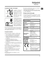 Предварительный просмотр 27 страницы Hotpoint Ariston FMG 823 Instructions For Use Manual