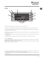 Preview for 43 page of Hotpoint Ariston FMSD 822 Instructions For Use Manual