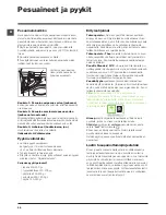 Preview for 58 page of Hotpoint Ariston FMSD 822 Instructions For Use Manual