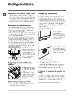 Preview for 64 page of Hotpoint Ariston FMSD 822 Instructions For Use Manual