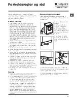 Preview for 77 page of Hotpoint Ariston FMSD 822 Instructions For Use Manual