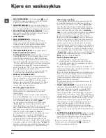 Preview for 80 page of Hotpoint Ariston FMSD 822 Instructions For Use Manual