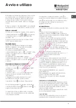 Preview for 5 page of Hotpoint Ariston FQ 103 GP.1 F/HA Operating Instructions Manual